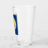 Halloween Button Up Girl Hexe Glas (Links)