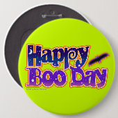 Halloween-Buttone, Knöpfe - glückliche Button (Vorne & Hinten)