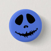 Halloween-Buttons, gruseliger Halloween-Horror Button (Vorderseite)