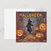 Halloween C Feiertagskarte (Vorne/Hinten)