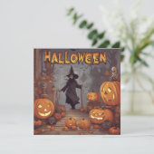 Halloween C Feiertagskarte (Stehend Vorderseite)