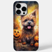 Halloween Cairn Terrier mit Pumpkins Beängstigend Case-Mate iPhone Hülle (Rückseite)