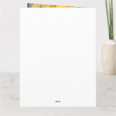 Halloween Cairn Terrier mit Pumpkins Beängstigend Karte (Rückseite)