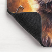 Halloween Cairn Terrier mit Pumpkins Beängstigend Mousepad (Ecke)