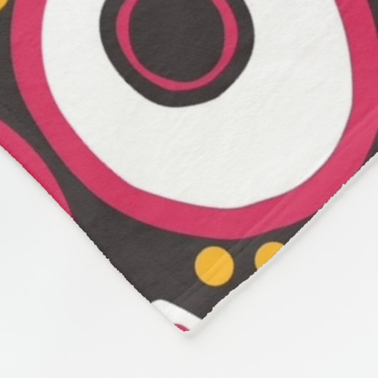 Halloween Calavera Fleece Blanket (Ecke)