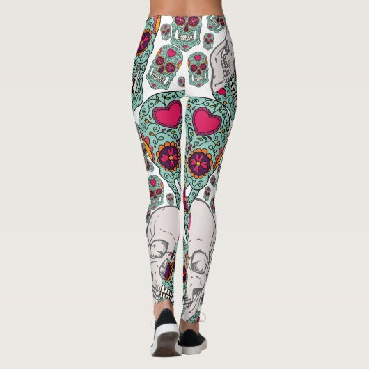 Halloween Calaveras Leggings (Rückseite)