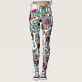 Halloween Calaveras Leggings (Vorderseite)