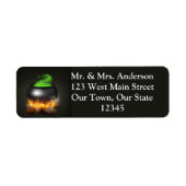 Halloween Caldron Return Address Label (Vorne)