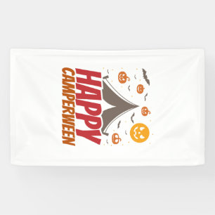 Halloween-Camper Camping Outdoor Banner