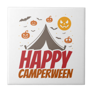 Halloween-Camper-Camping-Outdoor Fliese