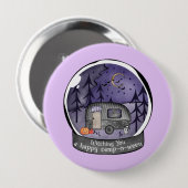 Halloween Camper im Snowball Button (Vorne & Hinten)