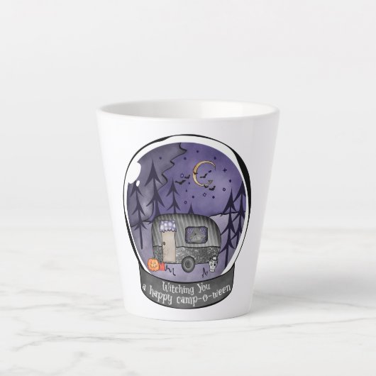 Halloween Camper im Snowball Milchtasse (Vorderseite)