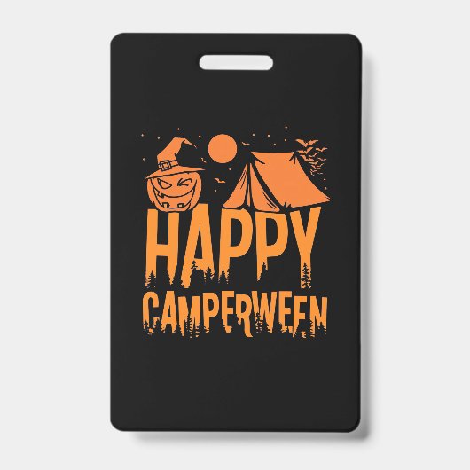 Halloween Camper Nature Ausweis (Front)