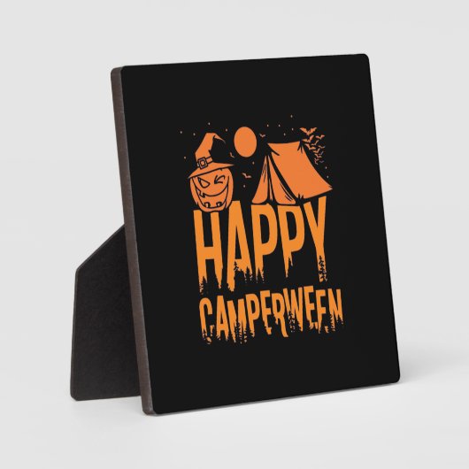 Halloween Camper Nature Fotoplatte (Vorderseite)