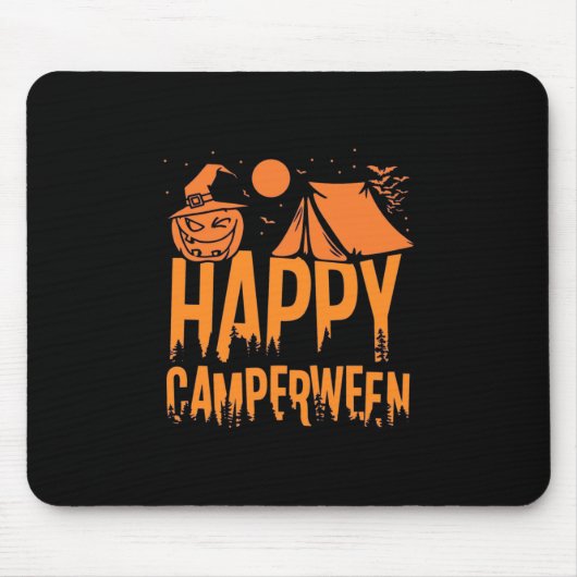 Halloween Camper Nature Mousepad (Vorne)