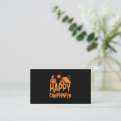Halloween Camper Nature Visitenkarte (Stehend Vorderseite)