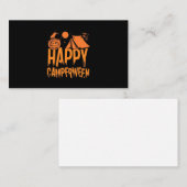 Halloween Camper Nature Visitenkarte (Vorne/Hinten)