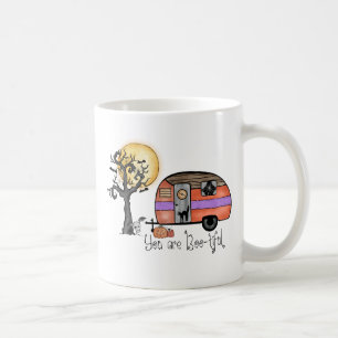 Halloween-Camping Du bist schwach Kaffeetasse