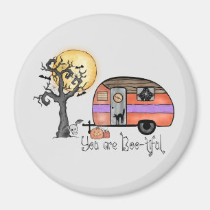 Halloween-Camping Du bist schwach Magnet