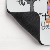 Halloween-Camping | Du bist schwach Mousepad (Ecke)