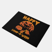 Halloween Camping - Happy Camp O Ween Fußmatte (Schrägansicht)