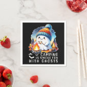 Halloween Camping macht sich mehr Spaß mit Geister Serviette (Beispiel)