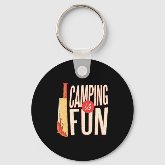 Halloween-Camping Schlüsselanhänger (Vorderseite)