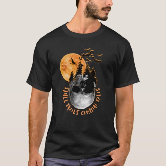 Halloween-Camping-T - Shirt (Vorderseite)