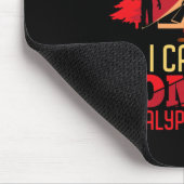 Halloween Camping Zombie Apokalypse Training Spaß Mousepad (Ecke)