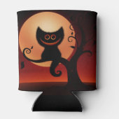 Halloween Can Cooler/Black Cat Dosenkühler (Rückseite)