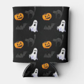 Halloween Can Cooler/Ghost, Pumpkins und Katzen Dosenkühler (Vorderseite)