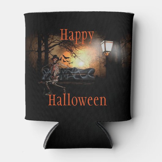 Halloween Can Cooler/Skelett Dosenkühler (Vorderseite)