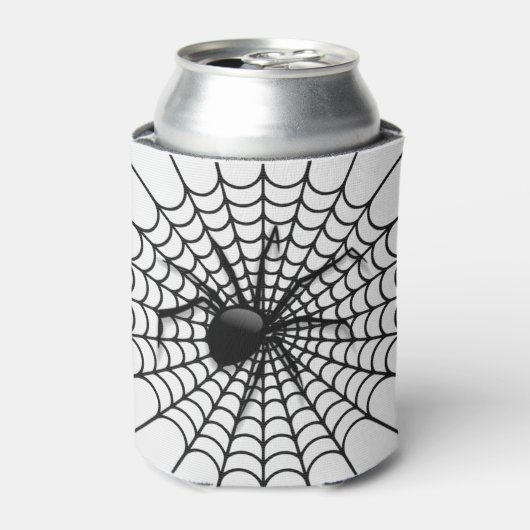 Halloween Can Cooler/Spider und Web Dosenkühler (Kanne Vorderseite)
