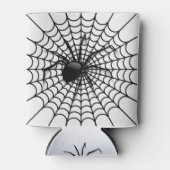 Halloween Can Cooler/Spider und Web Dosenkühler (Vorderseite)