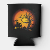 Halloween Can Cooler/Spuk Szene Dosenkühler (Vorderseite)