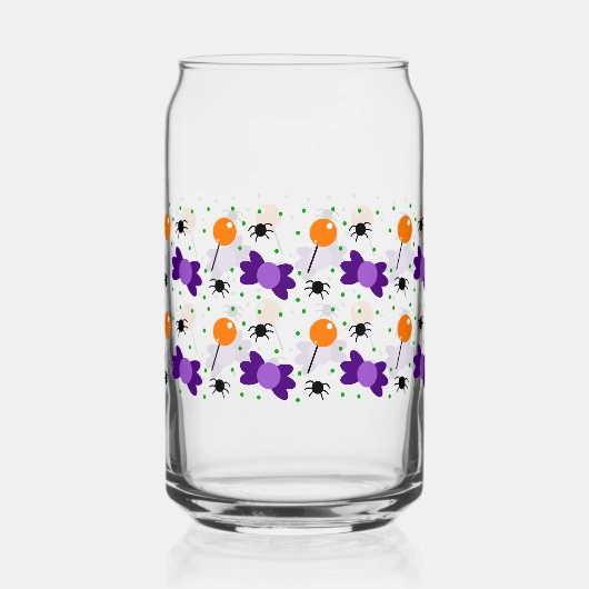 Halloween Can Glass Halloween Home Decor Dosenglas (Rückseite)