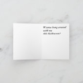 Halloween Candlebats Karte (Innenseite)