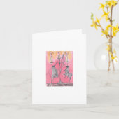 Halloween Candlebats Karte (Gelbe Blume)