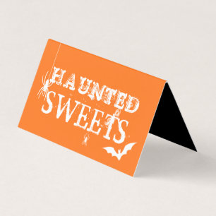 Halloween Candy Bag Topper Cards Fledermäuse und  Visitenkarten