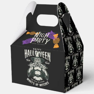 Halloween Candy Box mit Hexendesign Geschenkschachtel