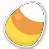 Halloween Candy Corn Aufkleber (Vorderseite)