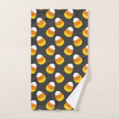 Halloween Candy Corn Badhandtuch Set (Handtuch)