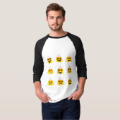 Halloween Candy Corn Bling Shirt | Candy Corn Face (Vorne ganz)