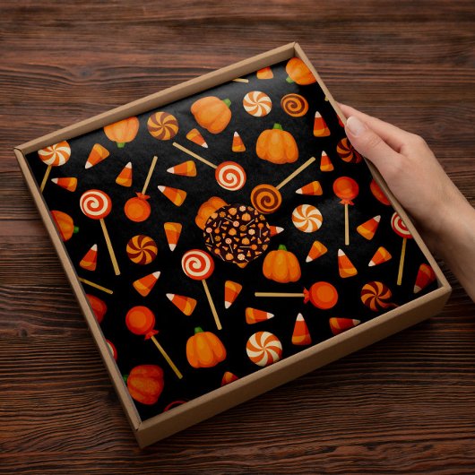 Halloween Candy Corn | Bonbonpapier Seidenpapier