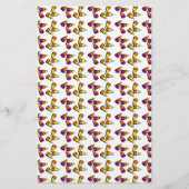 Halloween Candy Corn Briefpapier (Vorderseite)