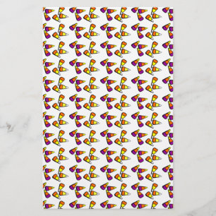Halloween Candy Corn Briefpapier