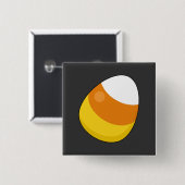 Halloween Candy Corn Button (Vorne & Hinten)