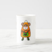 HALLOWEEN CANDY CORN COSTUME MOUSE PORZELLANTASSE (Vorderseite)