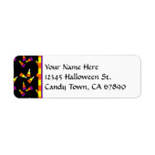 Halloween Candy Corn Custom Address Labels (Vorne)