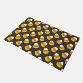 Halloween Candy Corn Fußmatte (Schrägansicht)